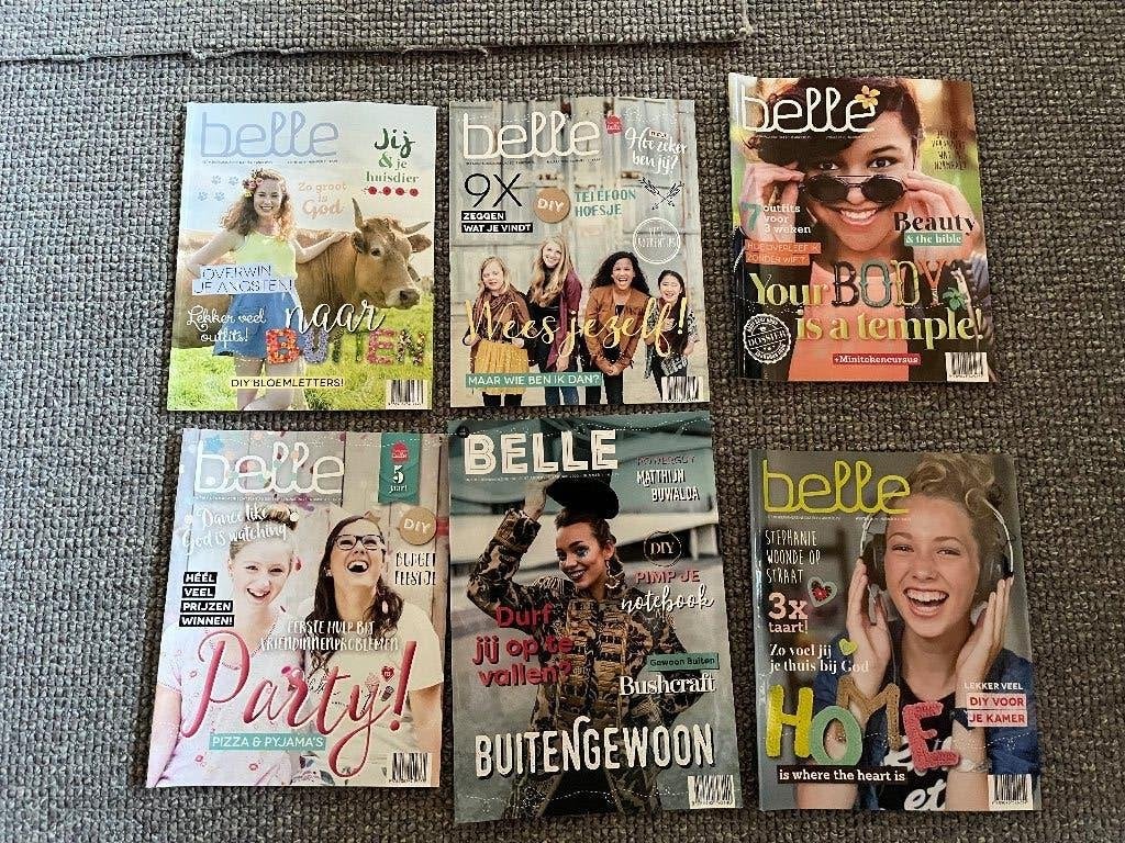 15 x christelijk meidentijdschrift Belle, Ophalen of Verzenden, Gelezen, Non-fictie