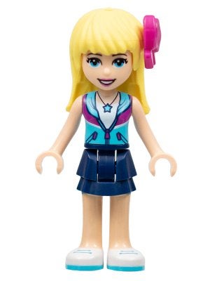 LEGO Friends frnd0300 Friends Stephanie - Dark Blue Layered, Gebruikt, Lego, Friends, Ophalen of Verzenden