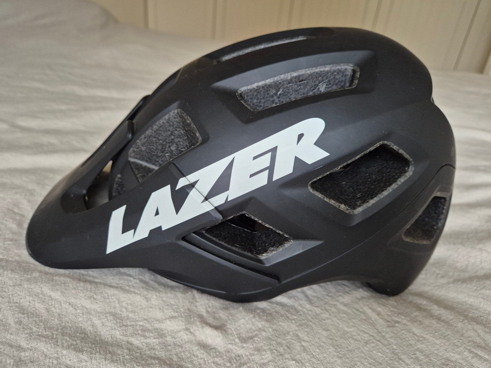 Fietshelm Lazer coyote, zwart maat L (58/61), Lazer, Ophalen of Verzenden, Zo goed als nieuw, L