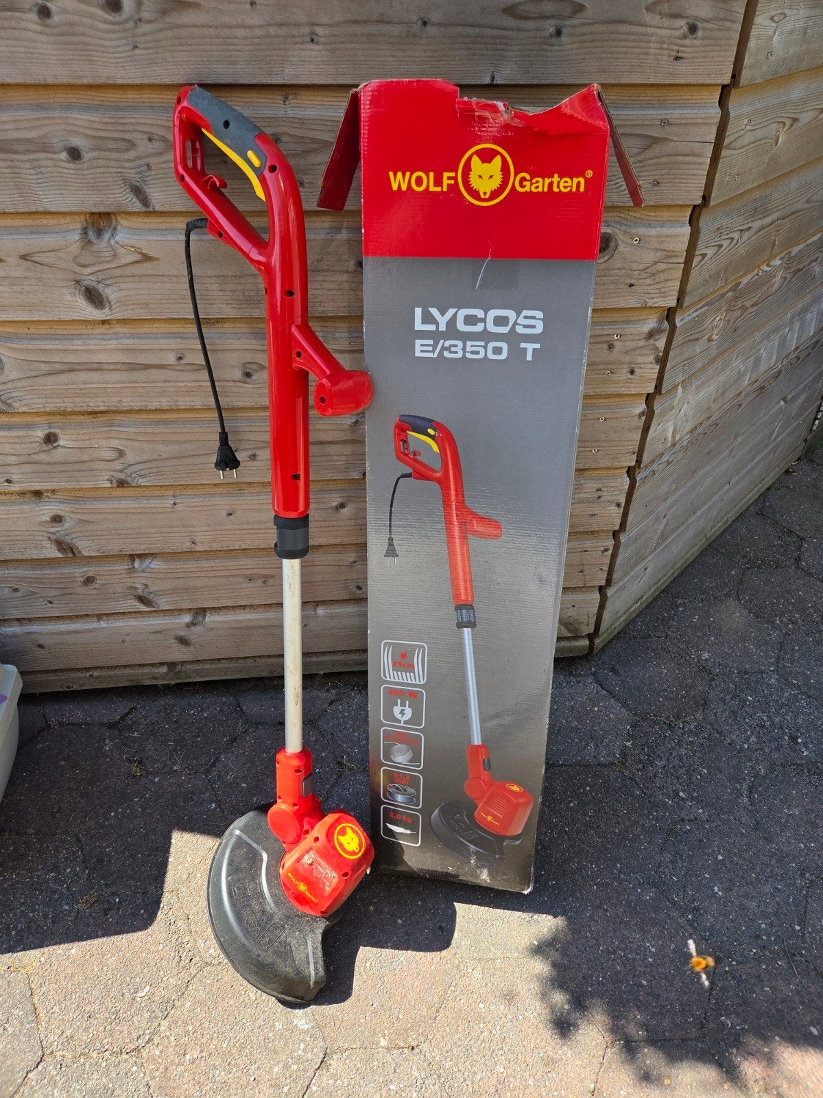 Wolf-Garten Lycos E/350 T elektrische kantengrasmaaier, Tuin en Terras, Grastrimmers, Ophalen, Gebruikt, 10 tot 30 cm, Wolf-Garten