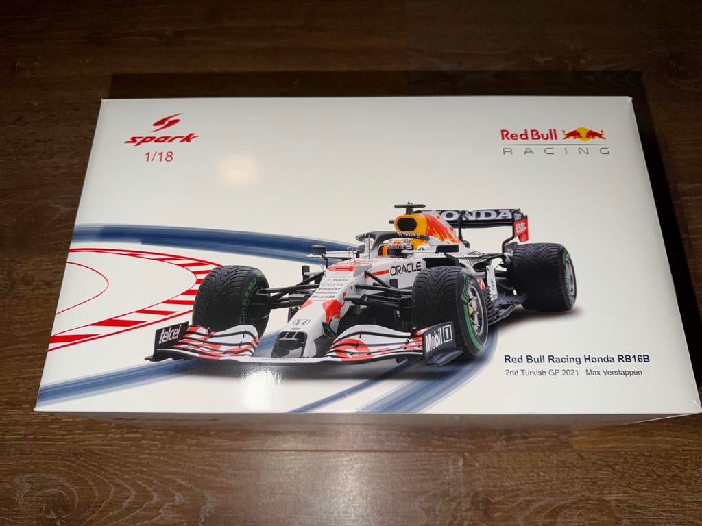 Spark Max Verstappen Turkse GP 2021 schaalmodel 1:18, Hobby en Vrije tijd, Modelauto's | 1:18, Ophalen of Verzenden, Nieuw, Auto