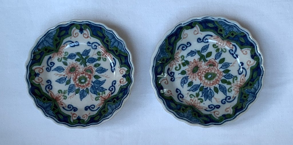 Twee wandbordjes makkum, Ophalen of Verzenden