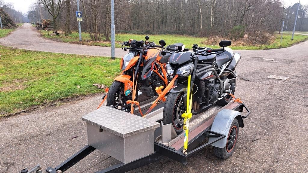 Motortrailer / Motoraanhanger te huur, Aanhangwagen
