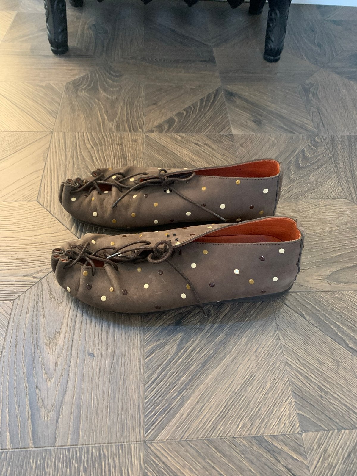 Originele Jan Janssen schoenen (maat 37), Ophalen of Verzenden, Gedragen, Bruin, Instappers