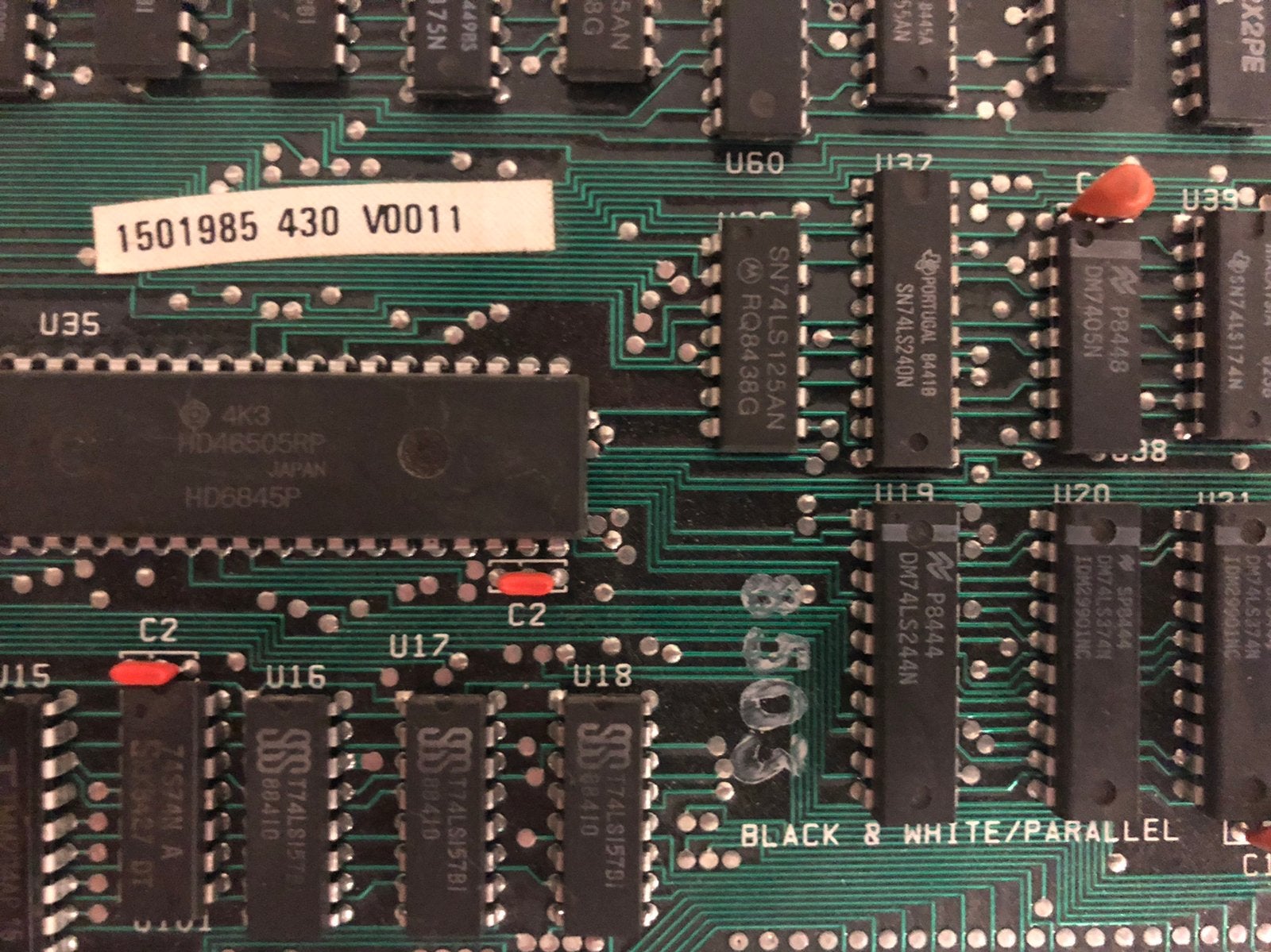 Foto 3 van IBM Monochrome display adaptor ISA 8-bit #1.
