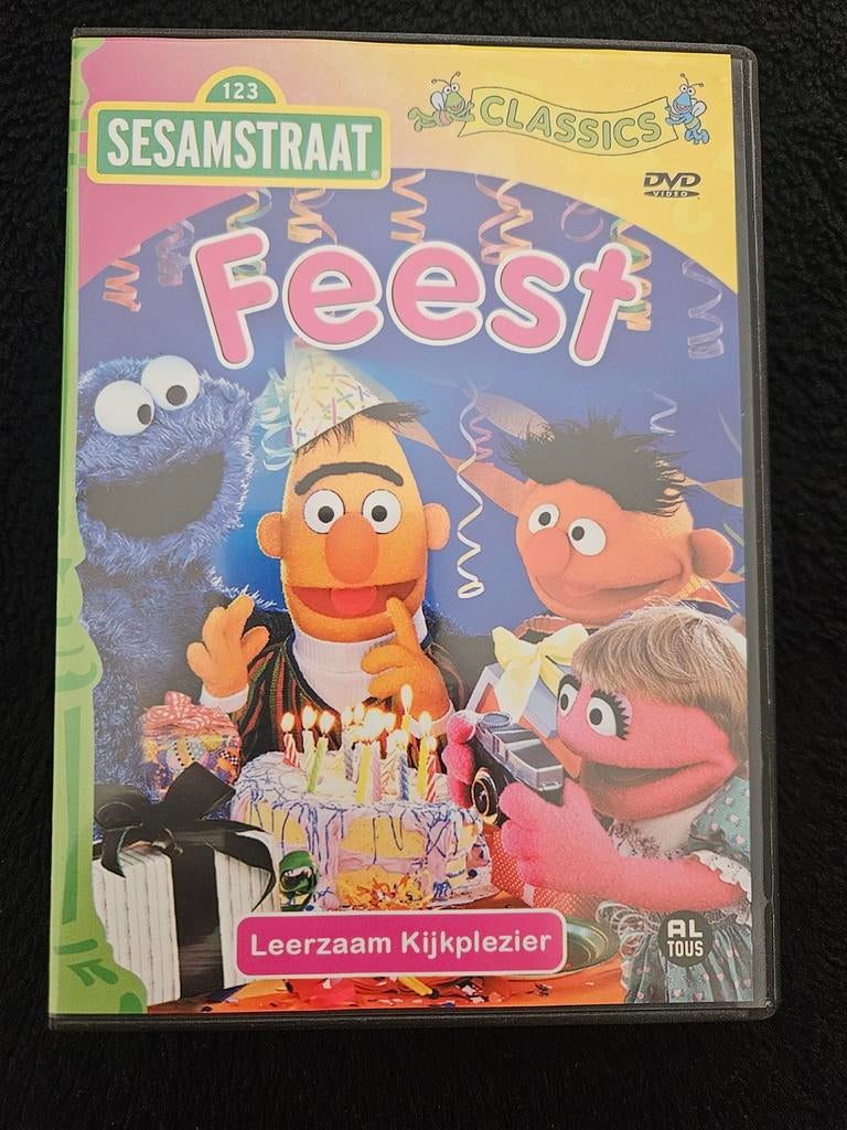 Sesamstraat DVD's en CD-ROM: Feest, Verrassing, 30 Jaar, Cd's en Dvd's, Dvd's | Kinderen en Jeugd, Gebruikt, Alle leeftijden, Ophalen of Verzenden