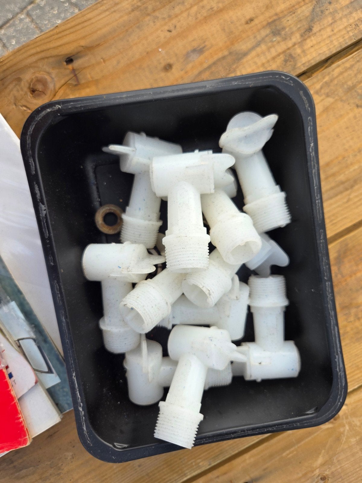 drum vat kraan, Ophalen