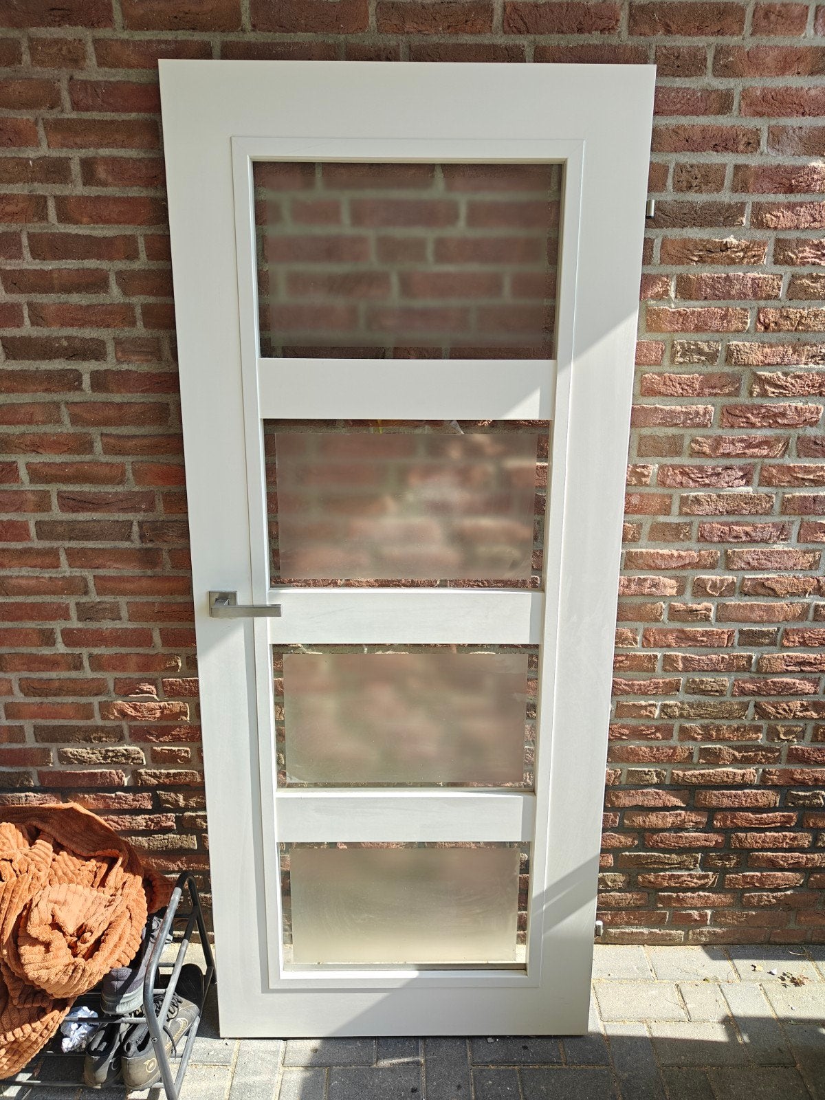 Doors4life binnendeur met glaspanelen, Ophalen, Gebruikt, 80 tot 100 cm, Binnendeur