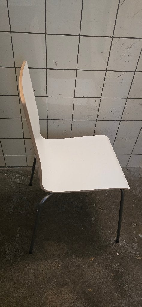 witte Ikea stoel, Wit, Ophalen of Verzenden, Zo goed als nieuw, Eén