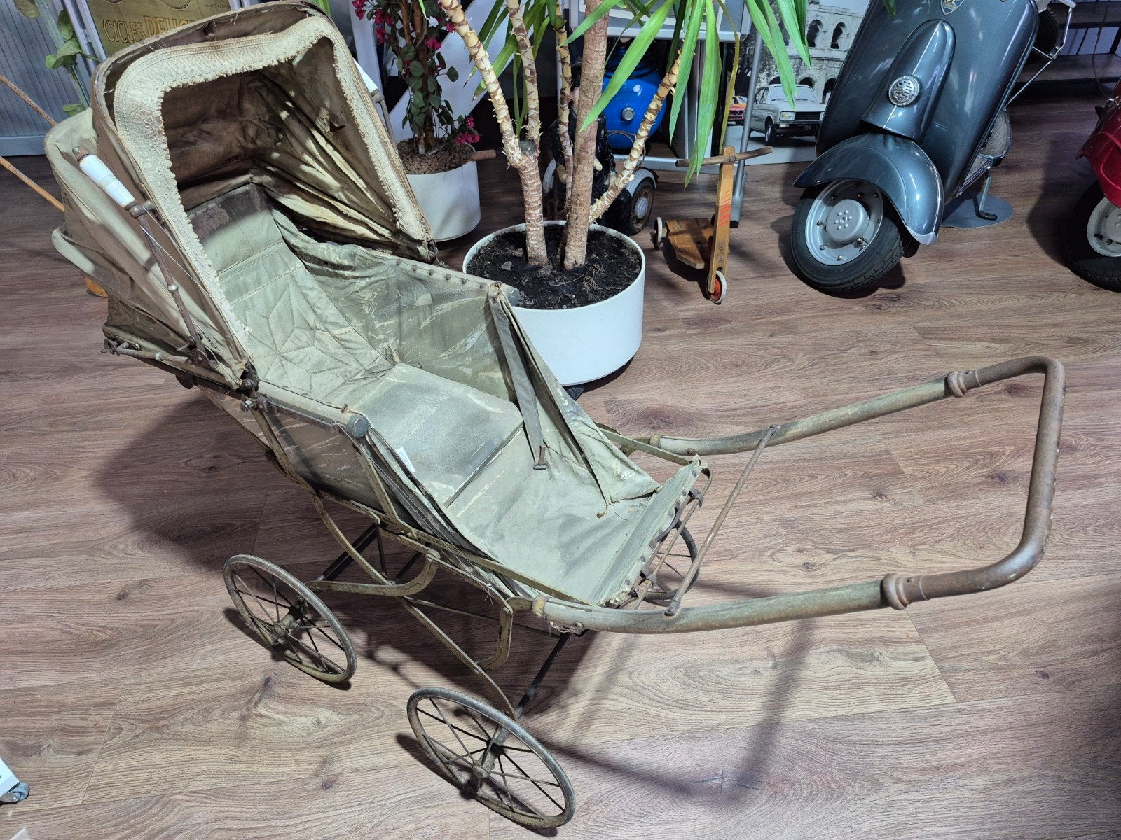 Antiek  Kinderwagen, Ophalen