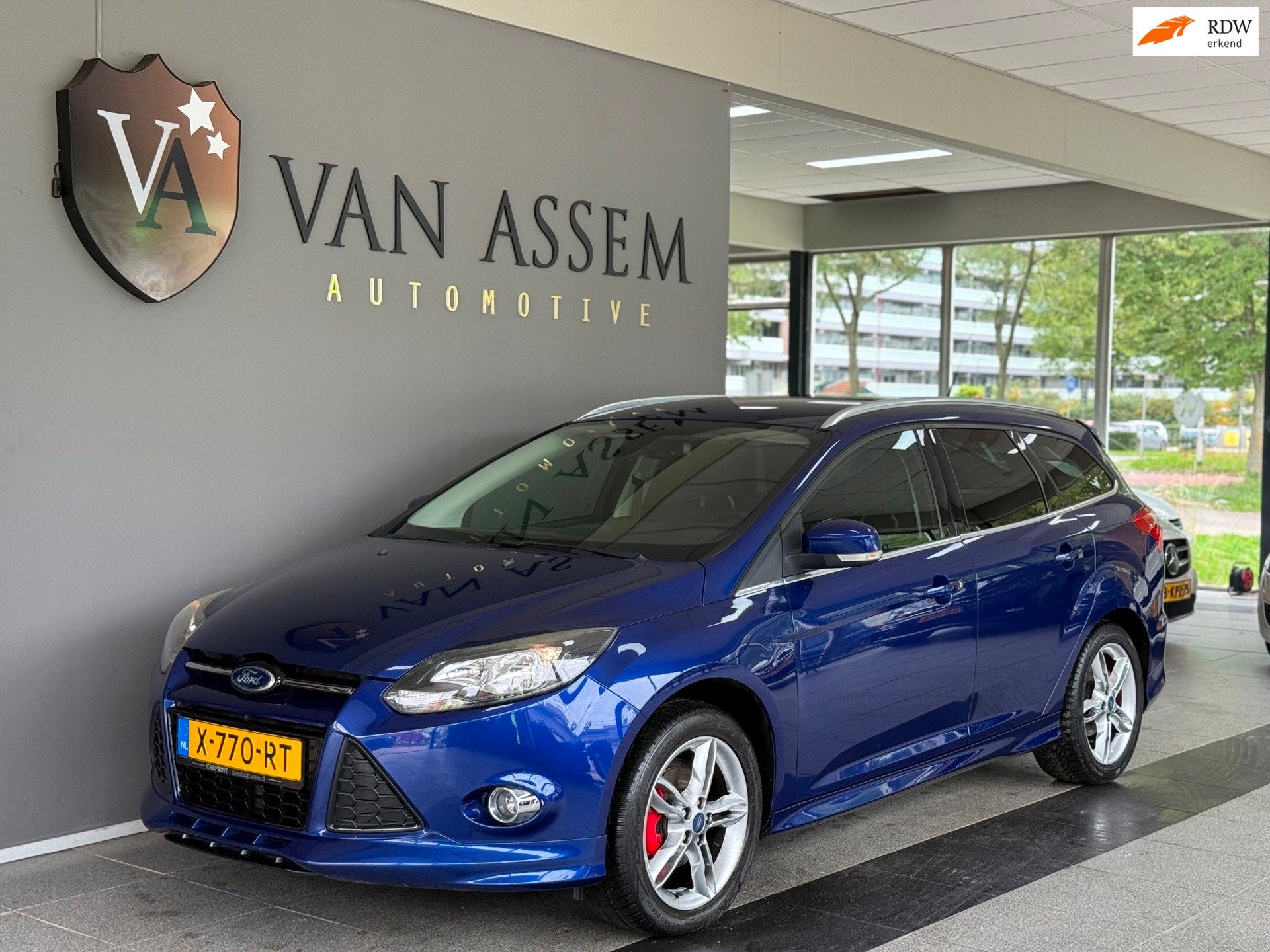 Ford Focus Wagon 1.0 EcoBoost Edition Plus, Euro 5, 125 pk, Gebruikt, Blauw