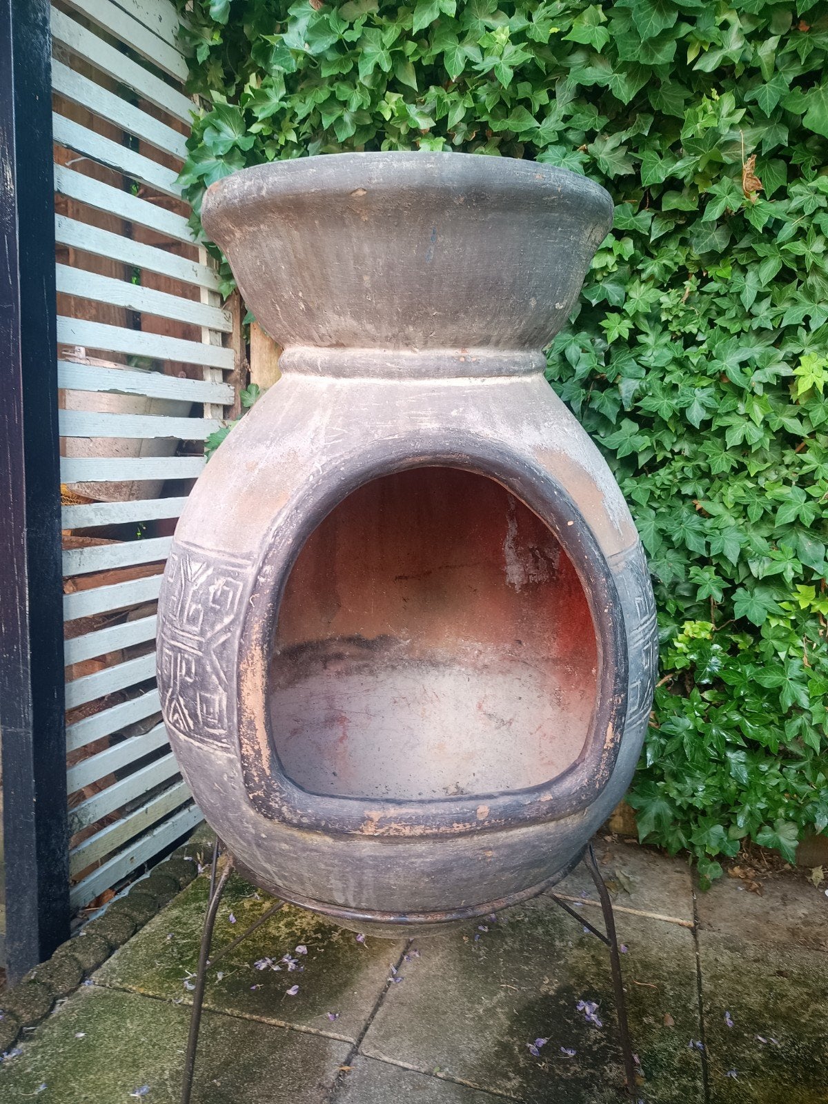 TEAB te koop Sol-y-Yo, chimenea met BBQ-rooster., Ophalen, Gebruikt, Vuurkorf