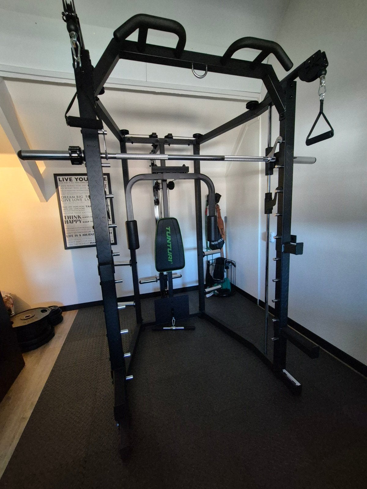 Tunturi SM80 Full Smith Home Gym met schijven, Ophalen