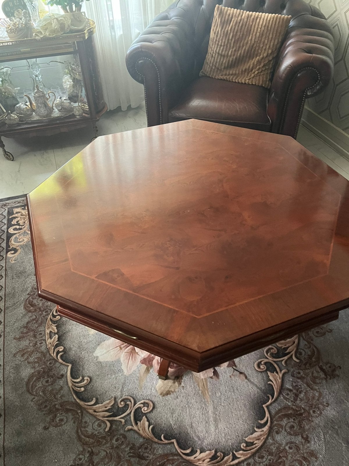 Te koop !! 8 hoekige salontafel, Ophalen, 100 tot 150 cm, 50 tot 100 cm, Zo goed als nieuw