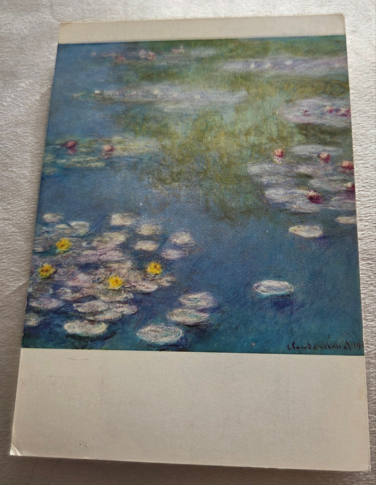 Claude Monet - Waterlelies, Verzenden, 1960 tot 1980, Gelopen, Overige thema's