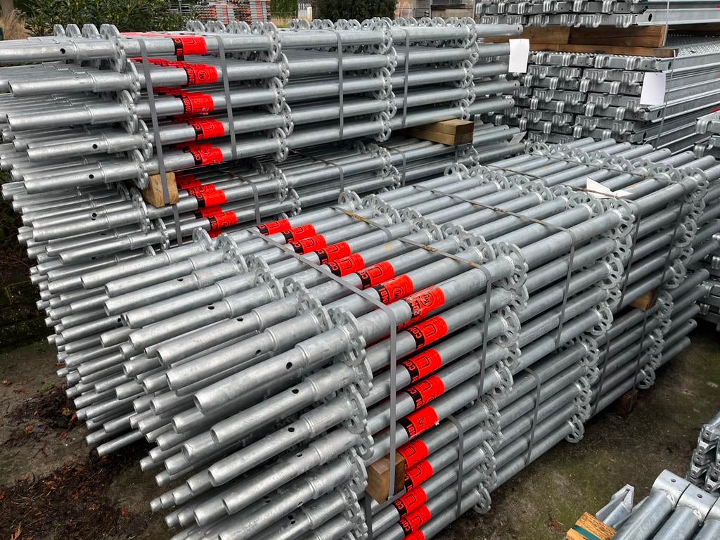Steigermateriaal Layher, Scafom, Afix, MJ., Doe-het-zelf en Verbouw, Steigers, Ophalen, Zo goed als nieuw, 5 meter of hoger