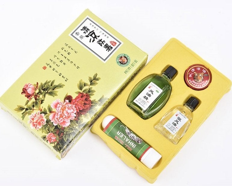 Chinese Kruidenolie Set - Verfrissend en Verlichtend, Ophalen of Verzenden, Nieuw, Overige typen