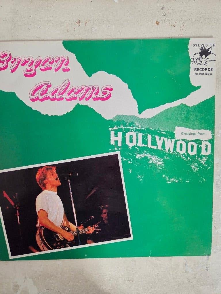 Vinyl lp BRYAN ADAMS: GREETINGS FROM HOLLYWOOD (Unofficial), Cd's en Dvd's, LP, Gebruikt, Beschermende buitenhoes, Ophalen of Verzenden