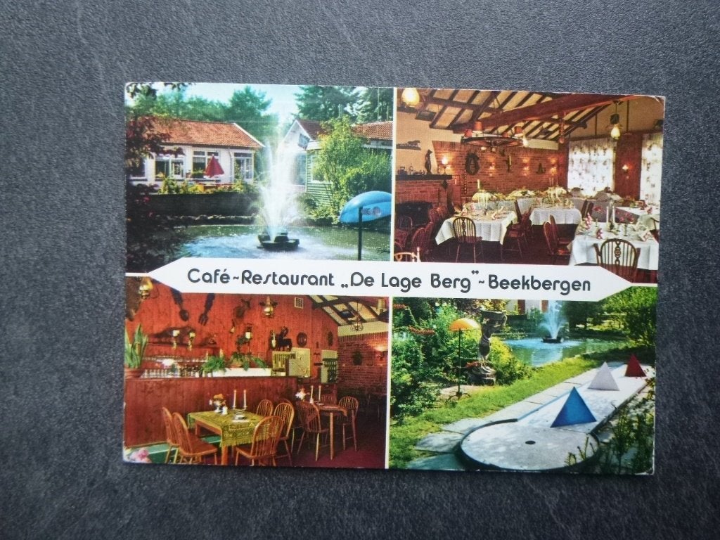 Beekbergen, cafe restaurant de Lage Berg/interieur 1979, Verzenden, 1960 tot 1980, Gelopen, Gelderland