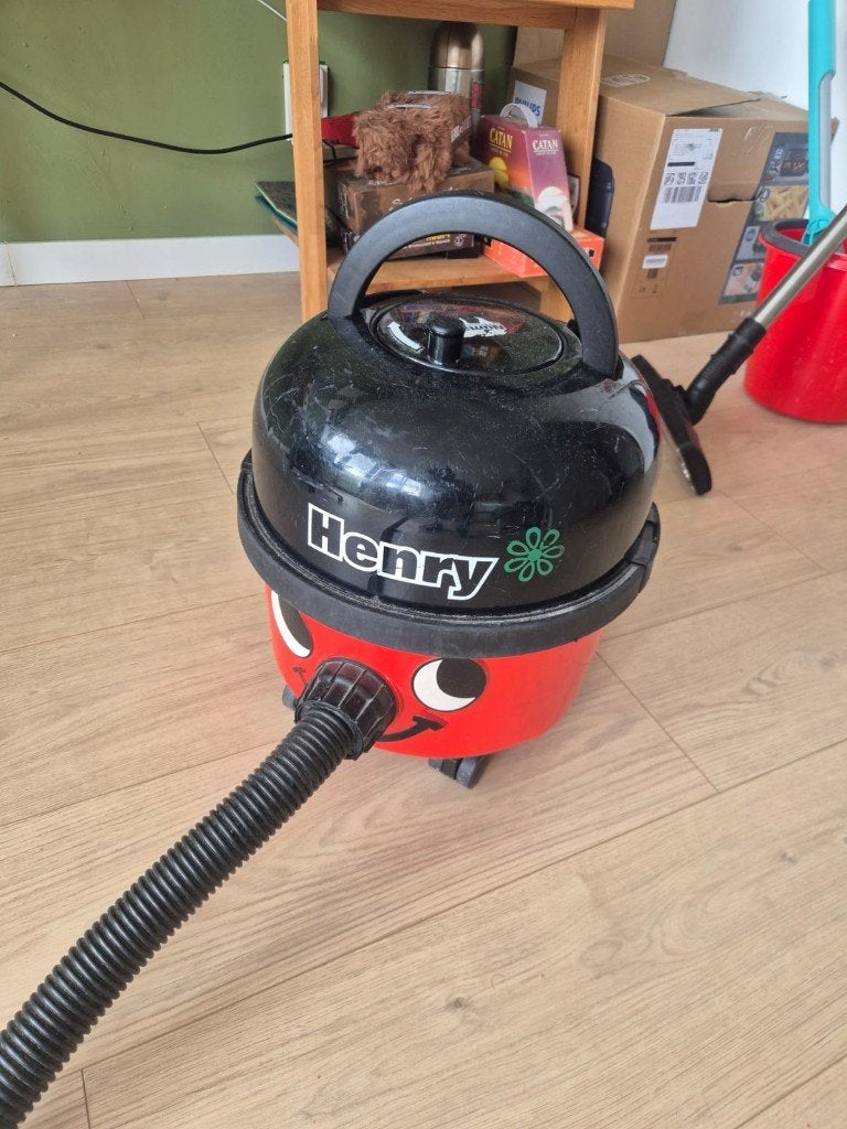 Krachtige Stofzuiger: Numatic Henry, Witgoed en Apparatuur, Stofzuigers, Ophalen, Zo goed als nieuw, Steelstofzuiger, Numatic