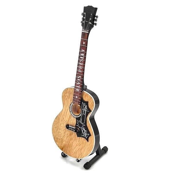 Elvis Presley akoestisch gitaar miniatuur 25cm mini guitar, Info@deconoord.nl, Deco Noord, Nieuw, Ophalen of Verzenden