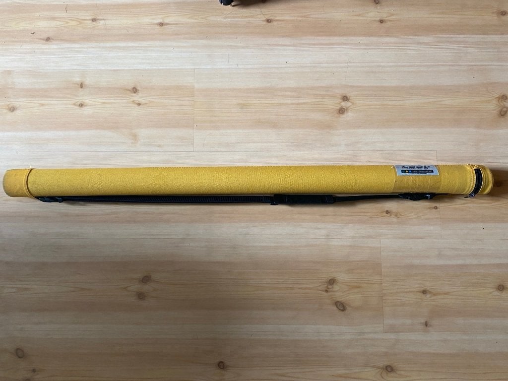 Te koop vliegvishengel Loop yelow line 9`3 #7, Watersport en Boten, Ophalen, Zo goed als nieuw, Overige typen