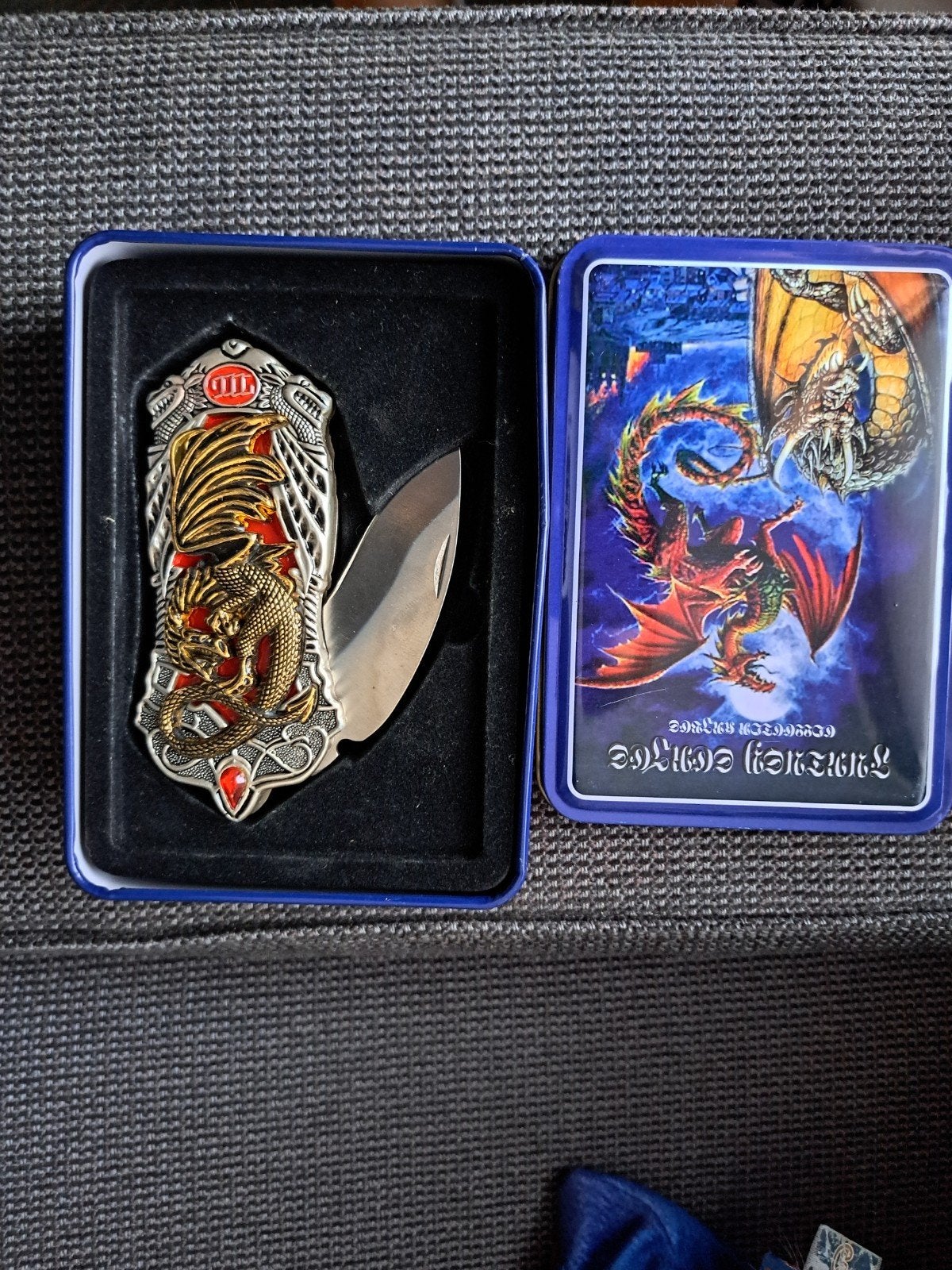 Draken Zakmes in Geschenkdoos, Ophalen, Nieuw