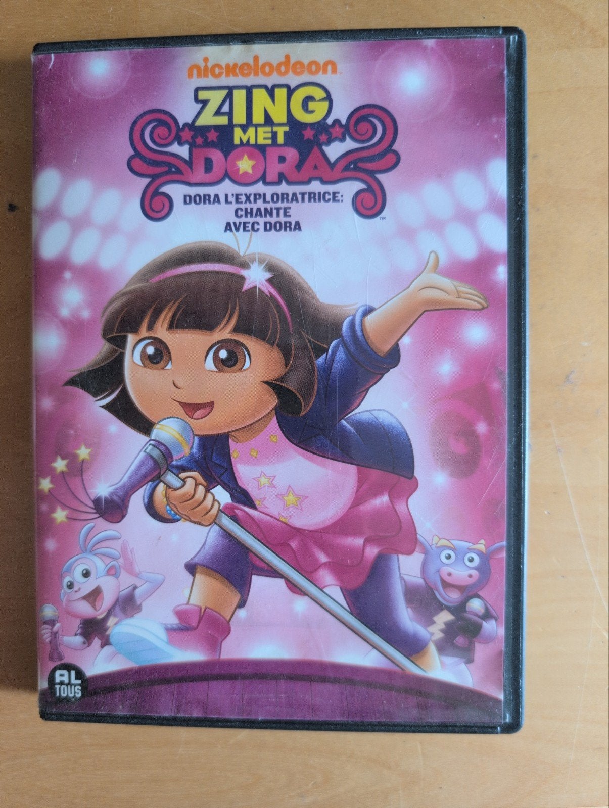 Dora Rocks! Dora the Explorer DVD - Zing met Dora, Gebruikt, Alle leeftijden, Nederlands, Ophalen of Verzenden