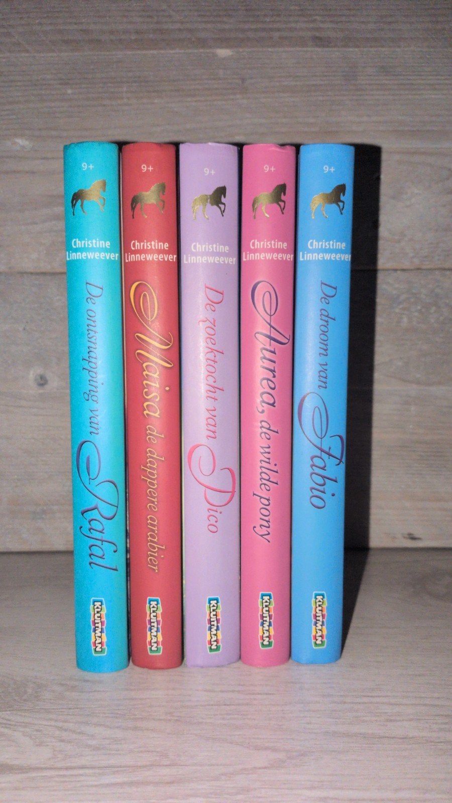 5x Christine Linneweever - Paardenboeken Kluitman, Boeken, Ophalen of Verzenden, Zo goed als nieuw, Christine Linneweever