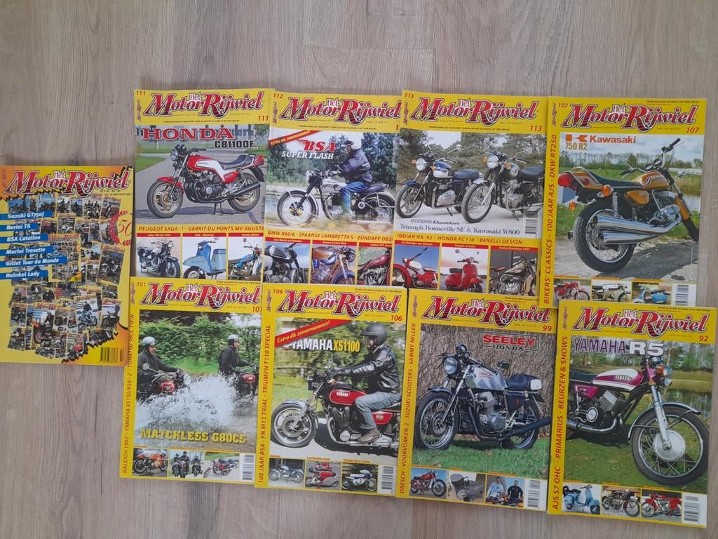 9x tijdschrift Het Motor Rijwiel, Ophalen of Verzenden, Algemeen