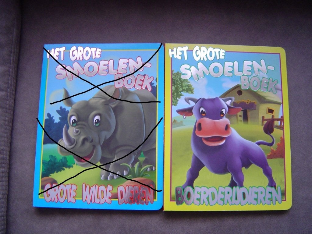Het grote smoelenboek: boerderijdieren.Verst / ophalen, Ophalen, Nieuw