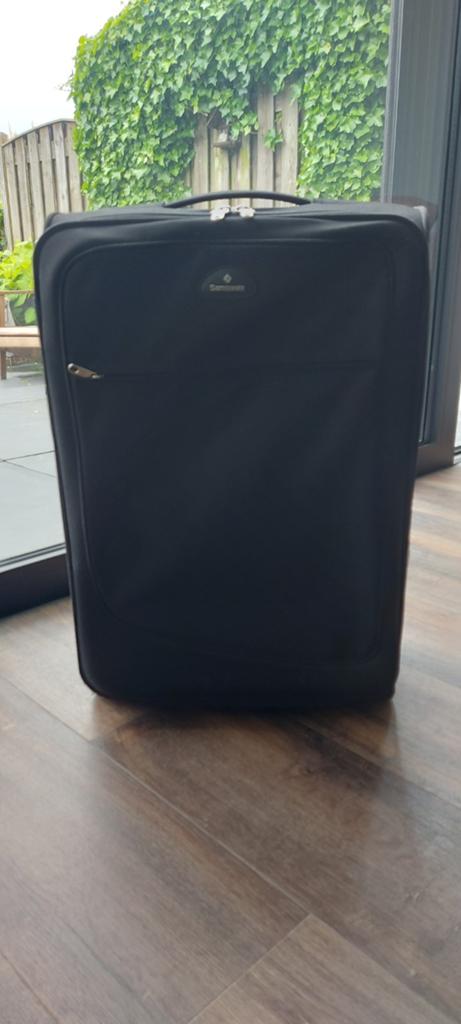 Samsonite zachte koffer zwart, Ophalen, Gebruikt, Zwart, Minder dan 35 cm