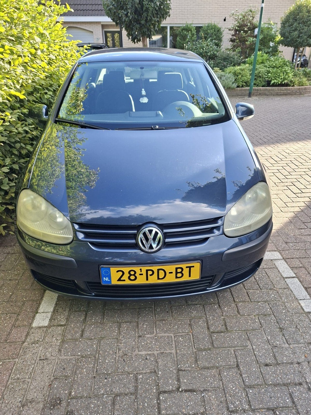 Volkswagen Golf 1.4 FSI 2004 Blauw, Auto's, Voorwielaandrijving, 4 cilinders, Blauw, 620 kg