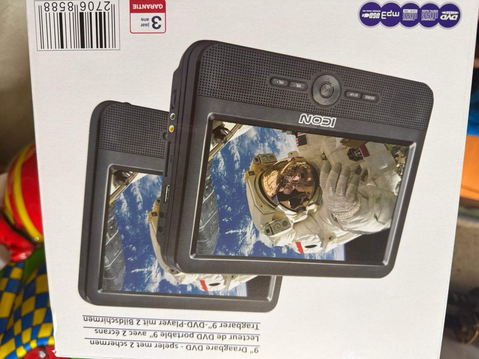 Draagbare dvd spelers auto, Draagbaar, Zo goed als nieuw, Ophalen, Overige merken