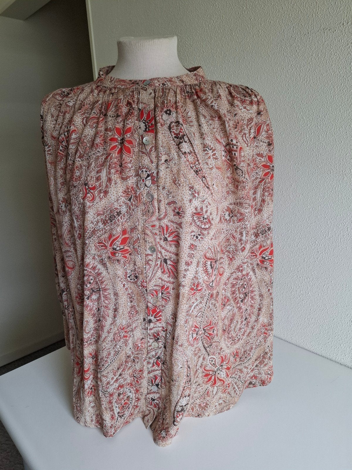 Summum Blouse met Paisley Print - Maat 36, Kleding | Dames, Blouses en Tunieken, Summum, Ophalen of Verzenden, Zo goed als nieuw