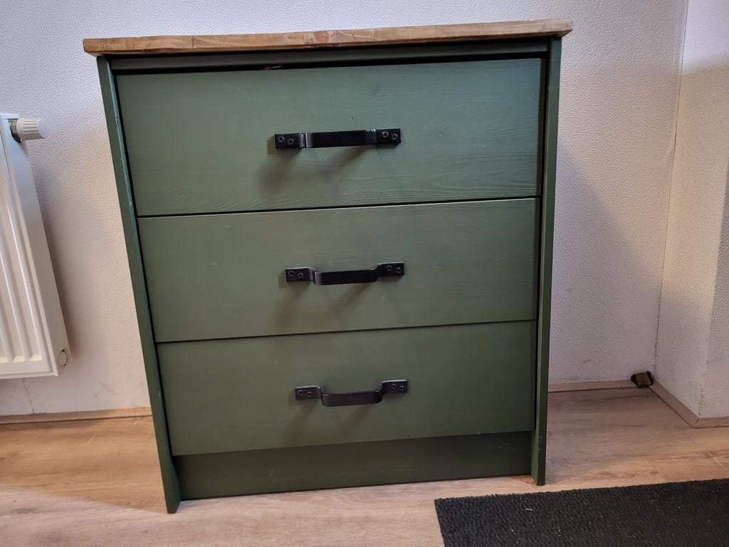 RAST Ladekast 3 lades, grenen, Huis en Inrichting, Ophalen, Gebruikt, 50 tot 100 cm, 3 of 4 laden