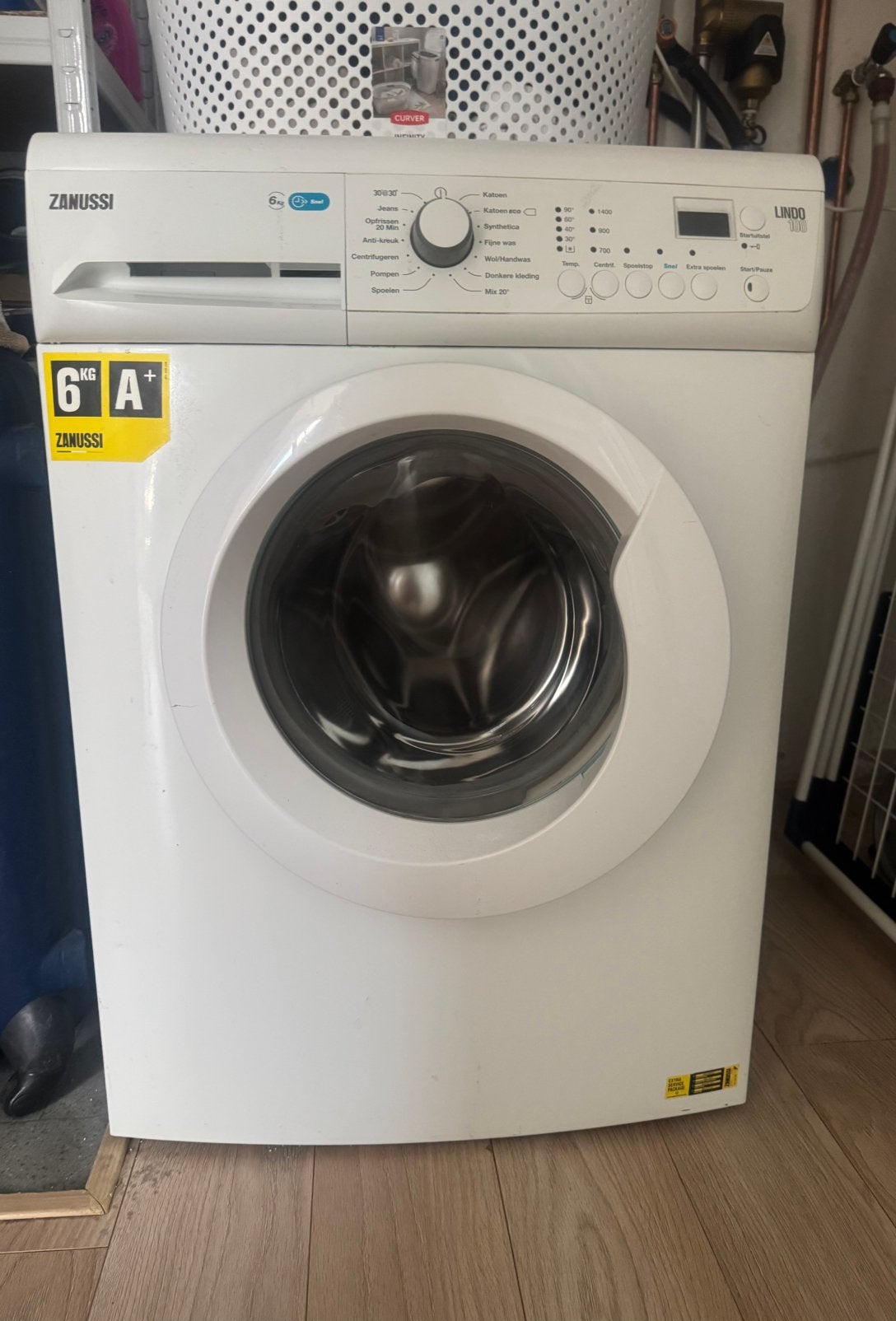 Zanussi LINDO 100 wasmachine 6 kg /1400 toeren werkt perfect, Ophalen, Zo goed als nieuw, 85 tot 90 cm, 1200 tot 1600 toeren