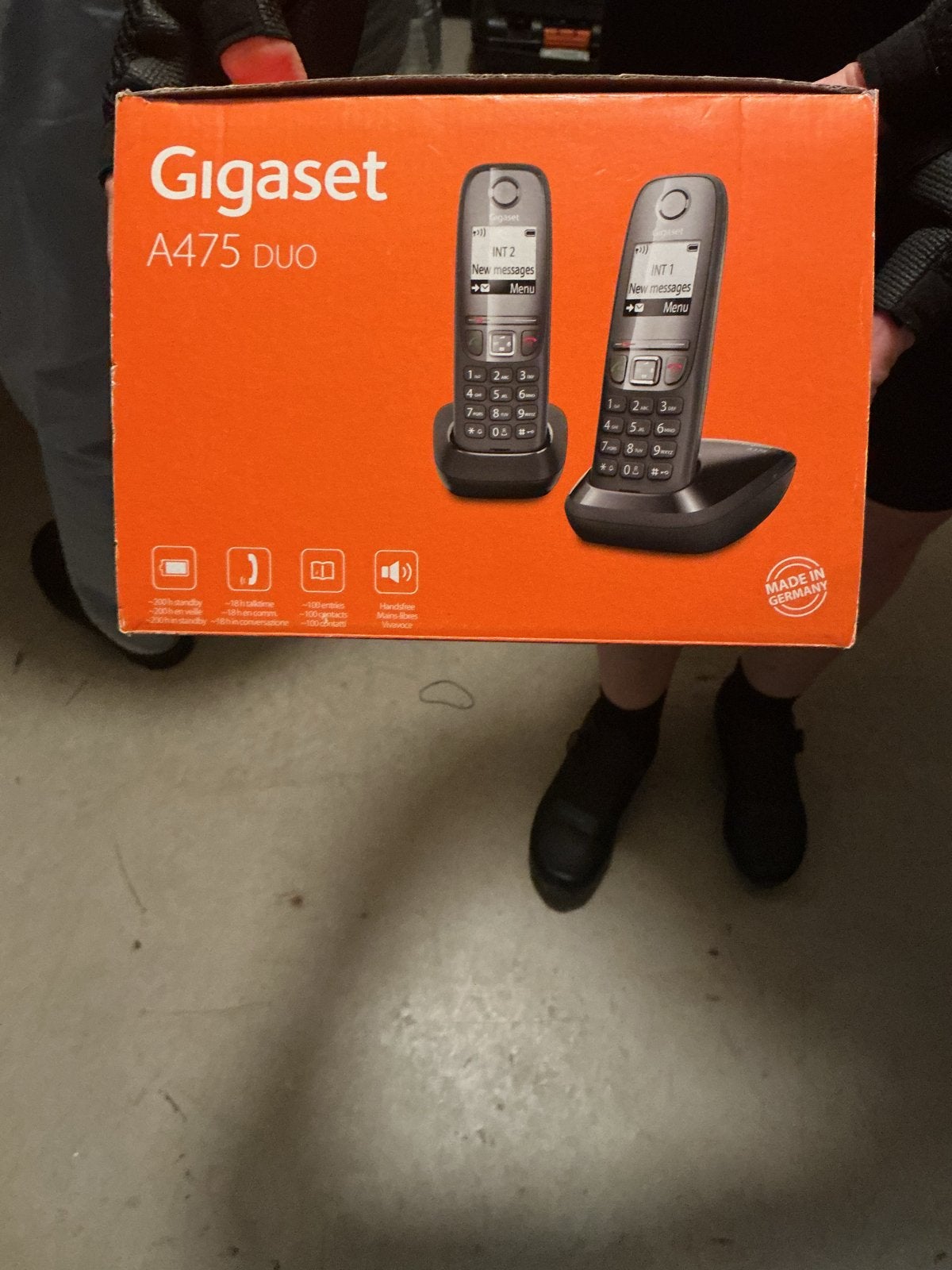Gigaset A475 DUO draadloze DECT telefoonset, Ophalen, Gebruikt, 2 handsets