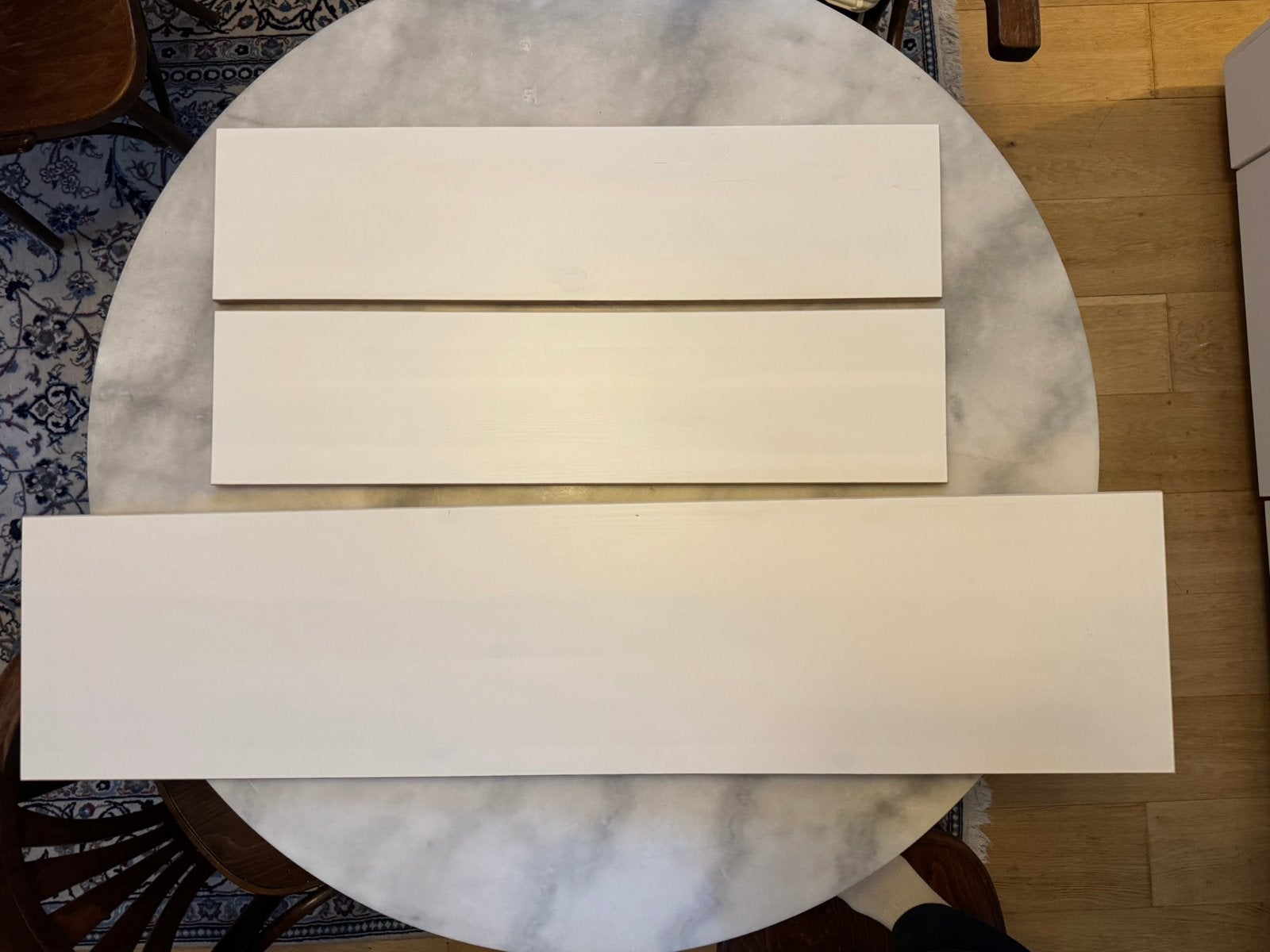 Wandplanken incl plankdragers IKEA, Ophalen, Gebruikt