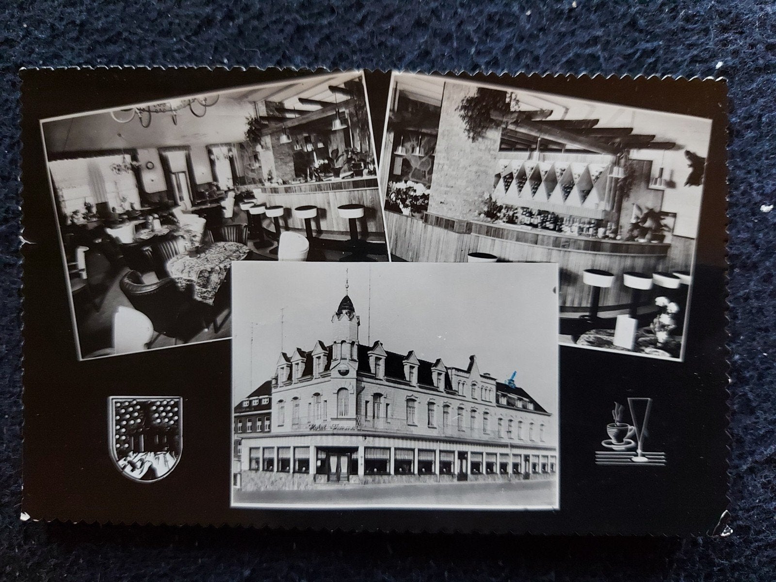 Oude ansichtkaart Hotel Tummers Valkenburg (L), Verzamelen, Ophalen of Verzenden, 1940 tot 1960, Gelopen, Limburg