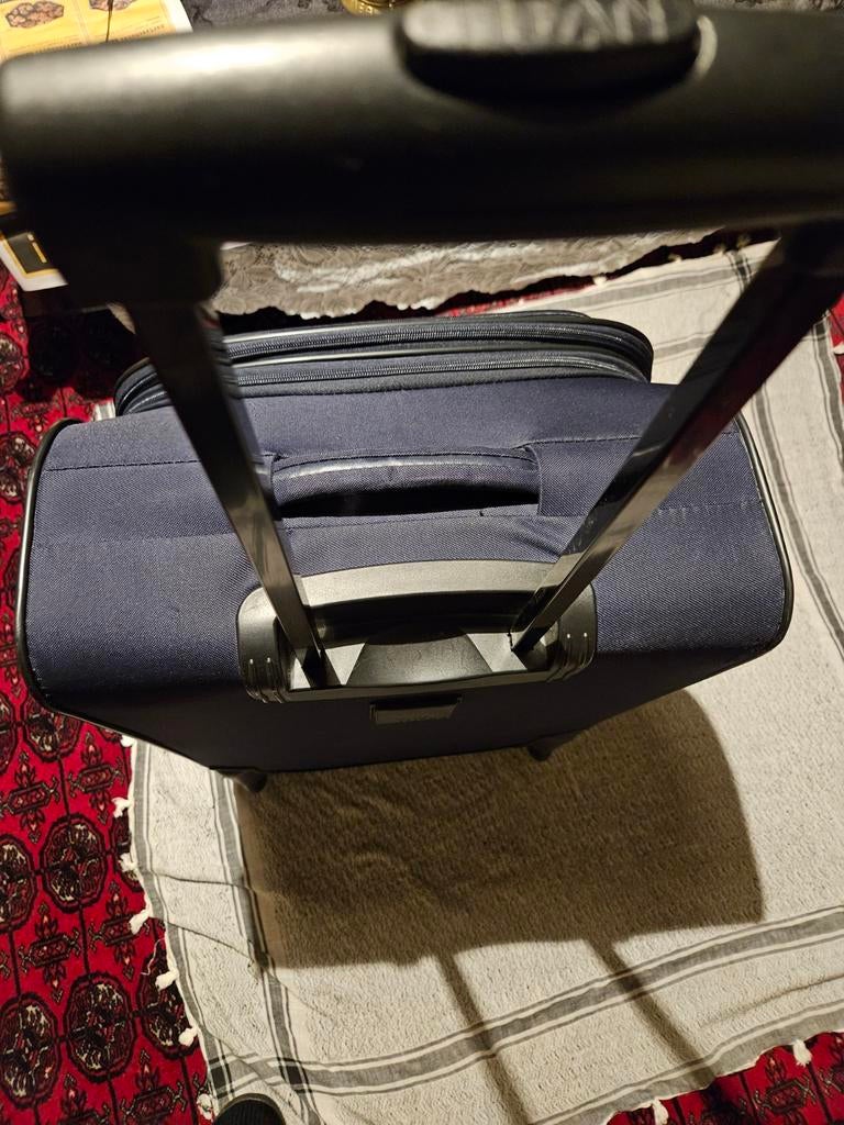 Titan reiskoffer/trolley - Blauw - Handbagage formaat, Ophalen, Overige materialen, Wieltjes, Gebruikt