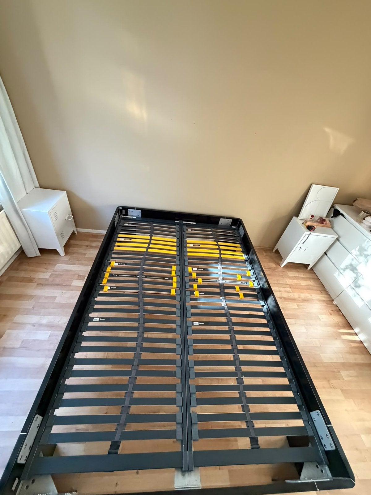 Lattenbodems 140x200 te koop Beterbed, Ophalen, Zo goed als nieuw, Tweepersoons, 140 cm