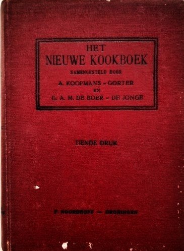 Koopmans-Gorter  - Het Nieuwe Kookboek 1926 10e druk, Boeken, Kookboeken, Ophalen, Gelezen, Nederland en België
