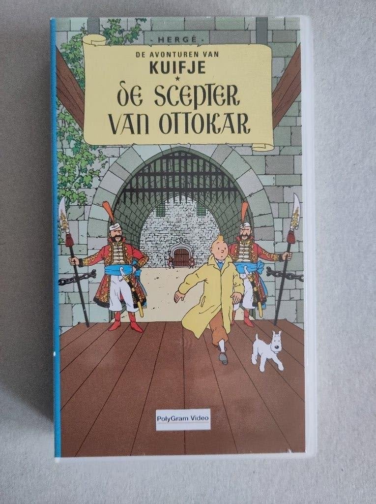 Kuifje - De Scepter van Ottokar VHS Video, Tekenfilm, Alle leeftijden, Zo goed als nieuw, VHS