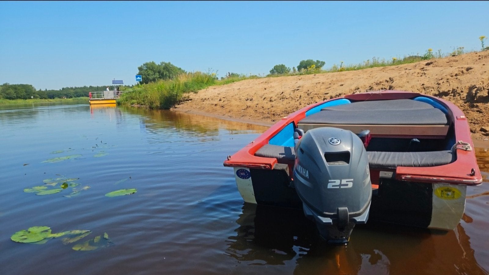 Placom 410 met Yamaha 25pk 4-takt (2020) en trailer, Ophalen