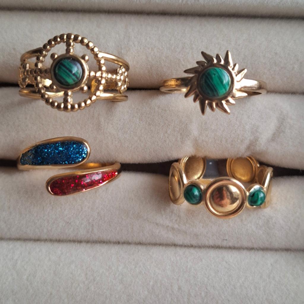 Stainless steel Ringen €3,50, Sieraden, Tassen en Uiterlijk, Ringen, IJzer of Staal, Nieuw, Ophalen of Verzenden, 17 tot 18