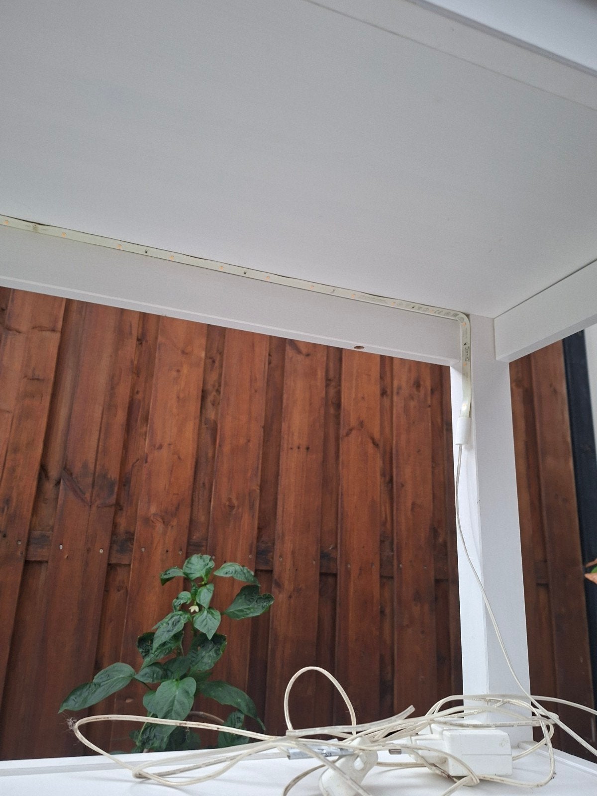 Witte houten stellingkast met 3 planken, Huis en Inrichting, Ophalen, Gebruikt