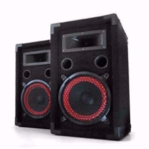 Kleine Discospeakers 8Inch 2 x 150Watt D-733