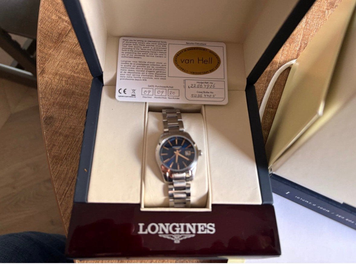 Longines Conquest Classic, Overige merken, Staal, Polshorloge, Ophalen of Verzenden