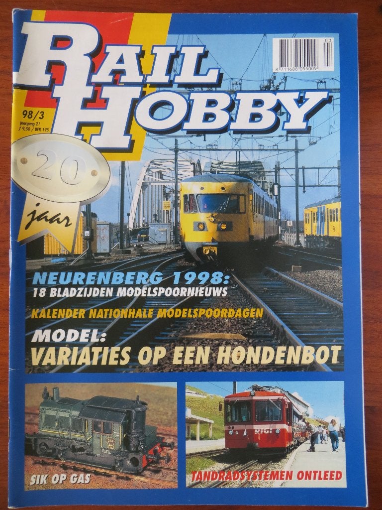 Railhobby (nr. 3 1998), Gelijkstroom, Nieuw, Märklin, Boek, Tijdschrift of Catalogus